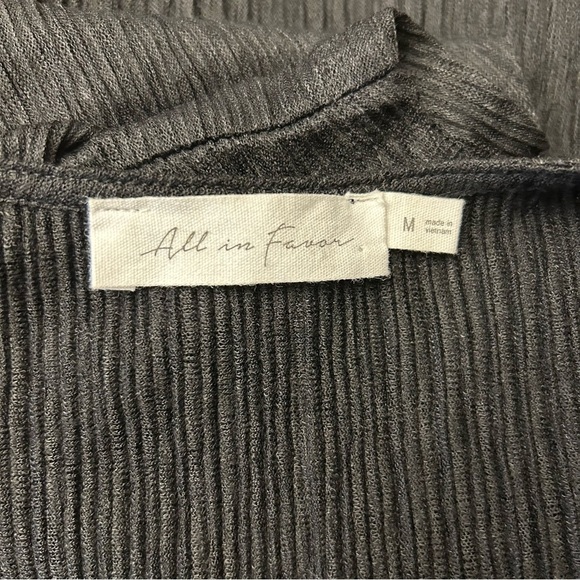 ALL IN FAVOR “Phoebe” Textured Twist-Front Midi Dress - Picture 12 of 12